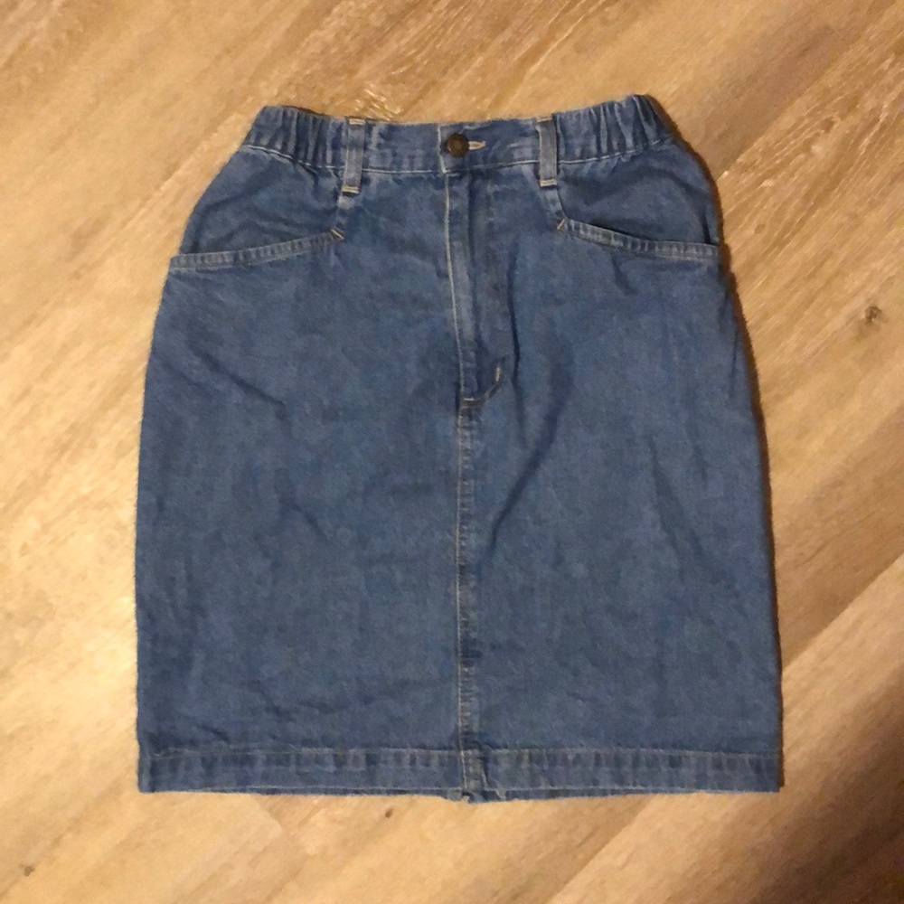Vintage Denim Skirt